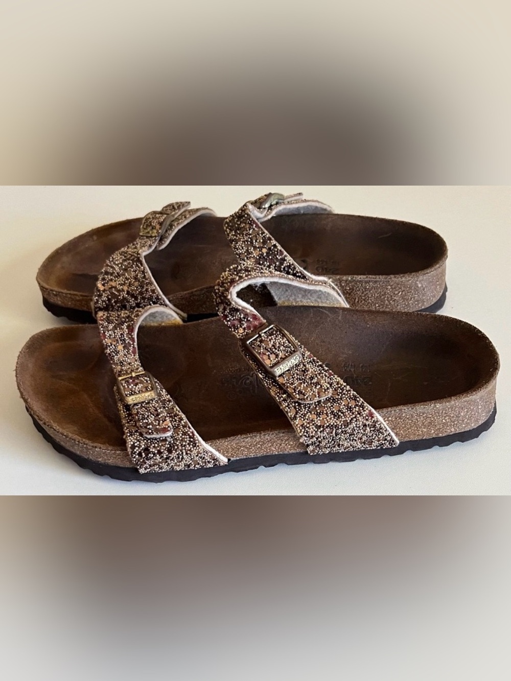Birkenstock Birkis Sydney Beaded Glitter Sandals 37/6